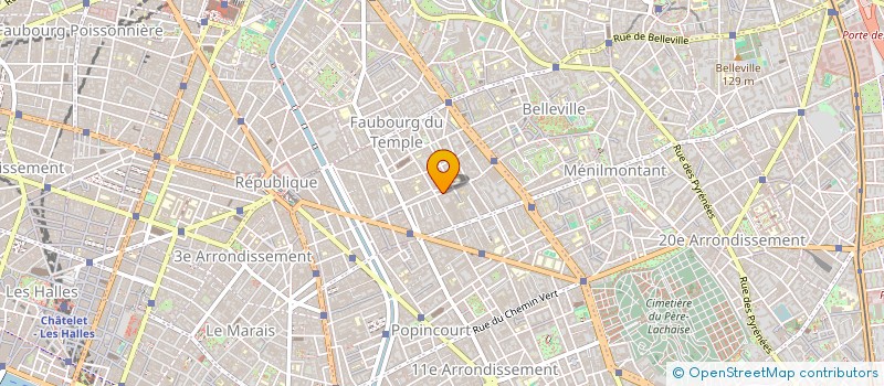 localisation de l'entreprise MADAME CHANTAL CANAPE  PARIS