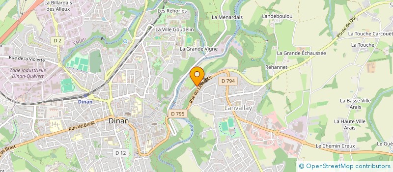 localisation de l'entreprise MADAME CHANTAL CARAMAN  LANVALLAY