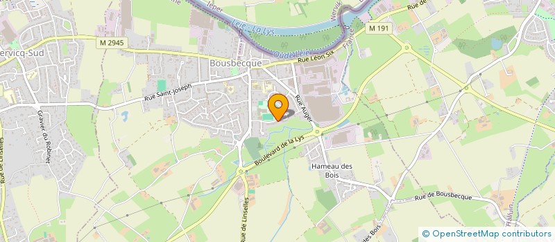 localisation de l'entreprise MADAME CHANTAL CARETTE  BOUSBECQUE