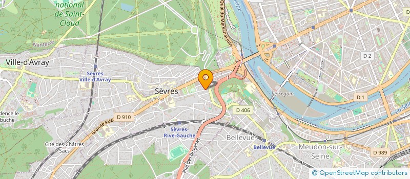 localisation de l'entreprise MADAME CHANTAL CARIMANTRAND à SEVRES