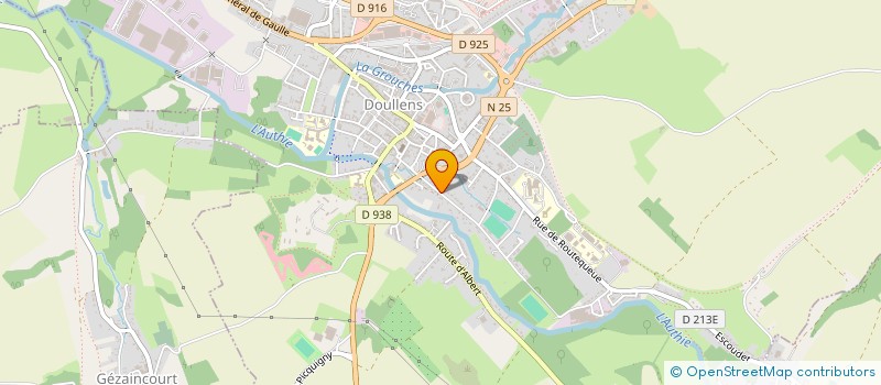 localisation de l'entreprise MADAME CHANTAL CARNEL  DOULLENS