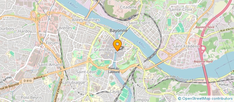 localisation de l'entreprise MADAME CHANTAL CASSAGNABERE à BAYONNE