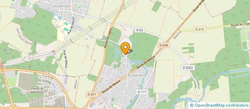 localisation de l'entreprise MADAME CHANTAL CASSIER  RUBELLES