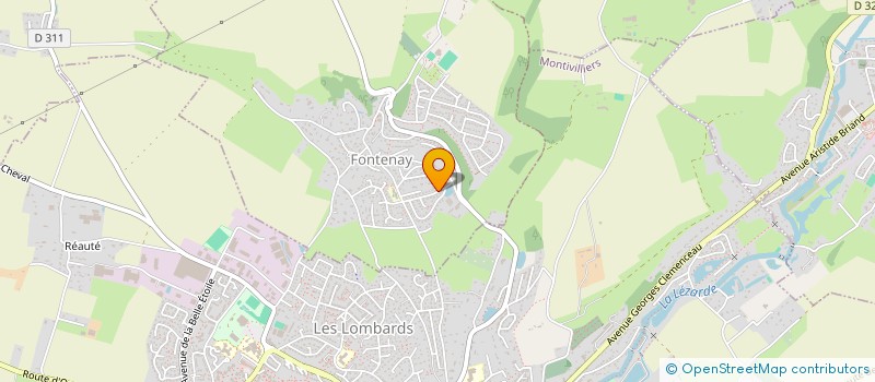 localisation de l'entreprise MADAME CHANTAL CAVAROC à FONTENAY