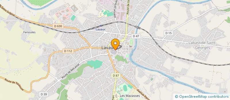 localisation de l'entreprise MADAME CHANTAL CAZOTTES  LAVAUR