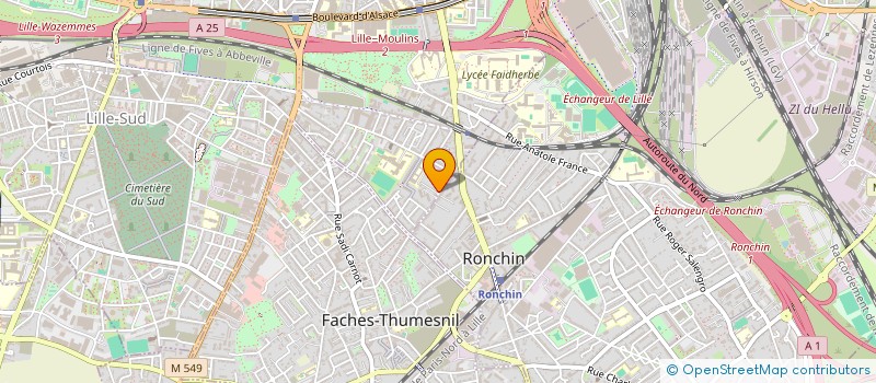 localisation de l'entreprise MADAME CHANTAL CESAIRE à LILLE