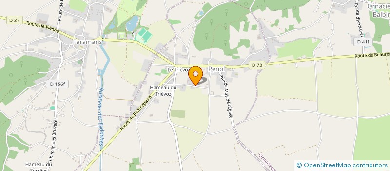 localisation de l'entreprise MADAME CHANTAL CHABOUD  PENOL