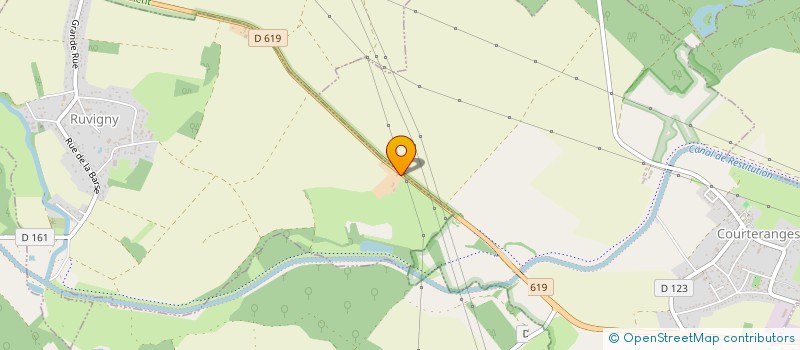 localisation de l'entreprise MADAME CHANTAL CHAMFORT  RUVIGNY