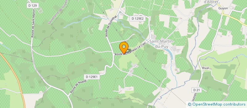 localisation de l'entreprise MADAME CHANTAL CHARENTON  SAINT-MARTIN-DU-PUY