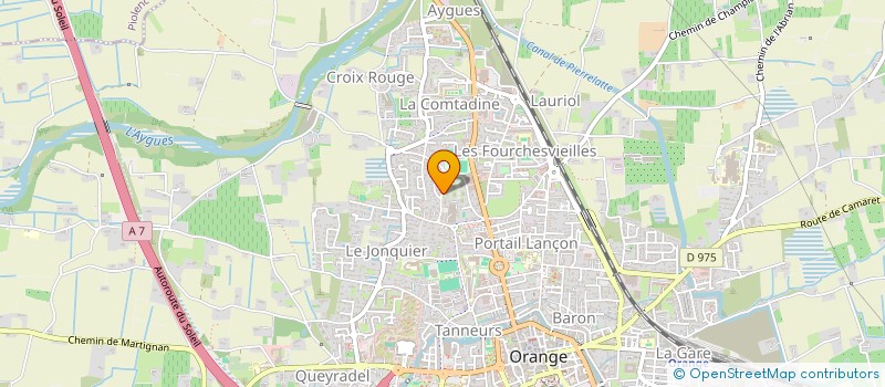 localisation de l'entreprise MADAME CHANTAL CHARLOT  ORANGE