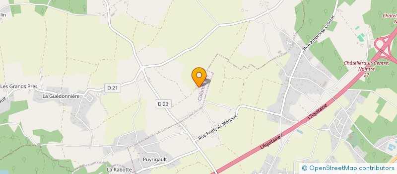 localisation de l'entreprise MADAME CHANTAL CHASSEPORT  COLOMBIERS