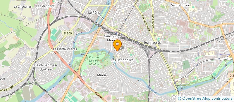 localisation de l'entreprise MADAME CHANTAL CHATAIGNIER à LE MANS