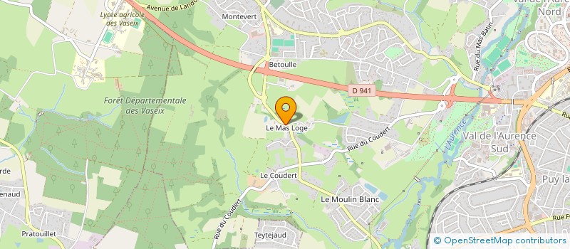 localisation de l'entreprise MADAME CHANTAL CHAUMEIL à LIMOGES