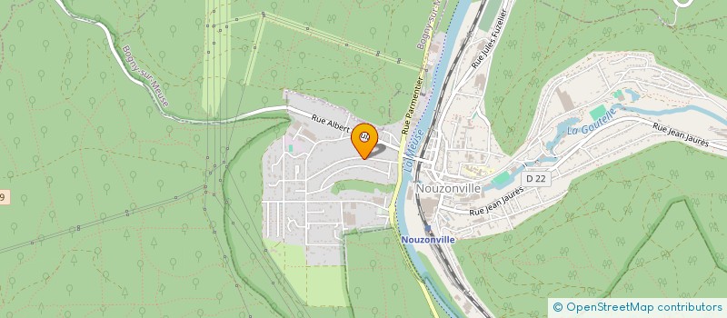 localisation de l'entreprise MADAME CHANTAL CHAVASTELLE  NOUZONVILLE