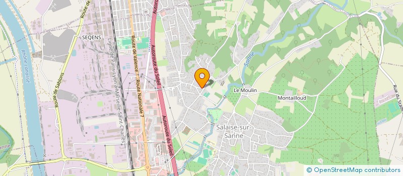 localisation de l'entreprise MADAME CHANTAL CHEMERY  ROUSSILLON