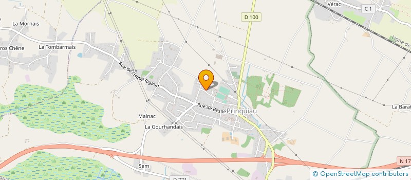 localisation de l'entreprise MADAME CHANTAL CHERON  PRINQUIAU