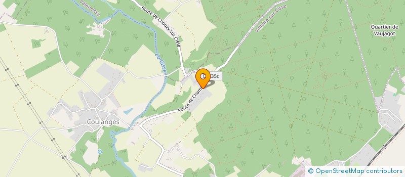 localisation de l'entreprise MADAME CHANTAL CHEVALIER  VALLOIRE-SUR-CISSE