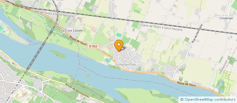 localisation de l'entreprise MADAME CHANTAL CHEVALIER  VILLEBERNIER