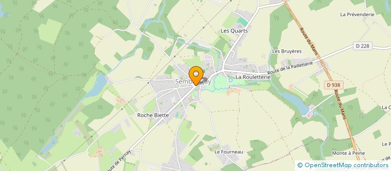 localisation de l'entreprise MADAME CHANTAL CHEVET à SEMBLANCAY