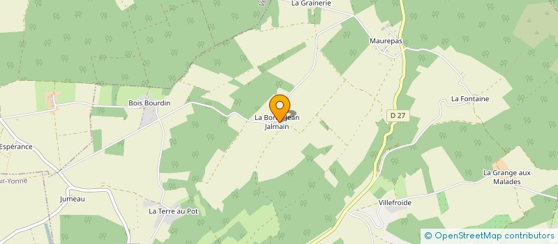 localisation de l'entreprise MADAME CHANTAL CHICOUARD  LES BORDES