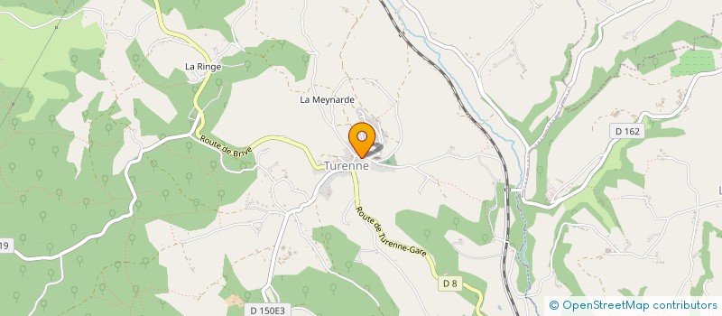 localisation de l'entreprise MADAME CHANTAL CLATOT  TURENNE