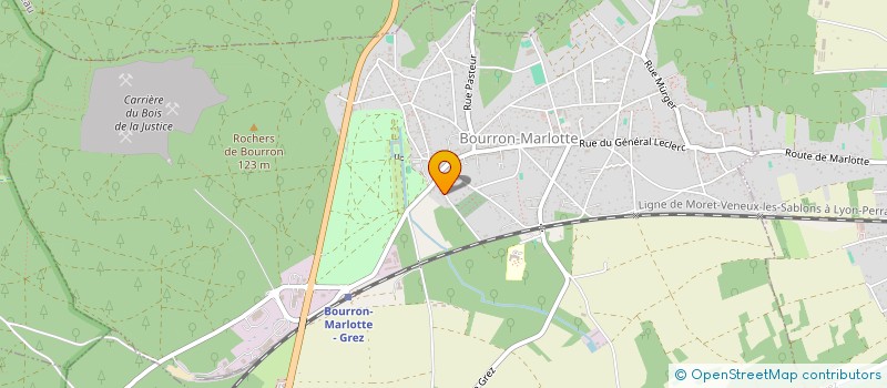 localisation de l'entreprise MADAME CHANTAL CLAUDIN à BOURRON-MARLOTTE