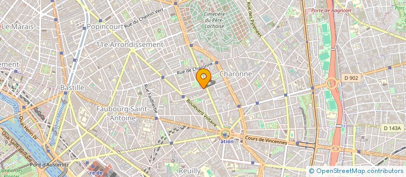 localisation de l'entreprise MADAME CHANTAL CLEMENT  PARIS