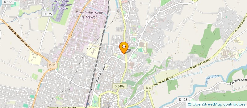 localisation de l'entreprise MADAME CHANTAL CLOT à MONTELIMAR