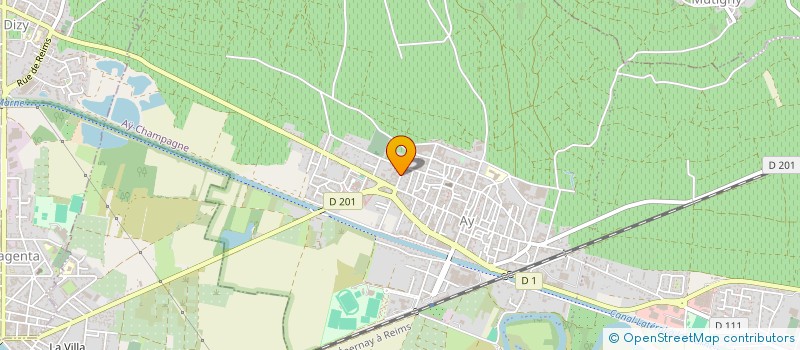 localisation de l'entreprise MADAME CHANTAL COCTEAUX  AVENAY VAL D'OR