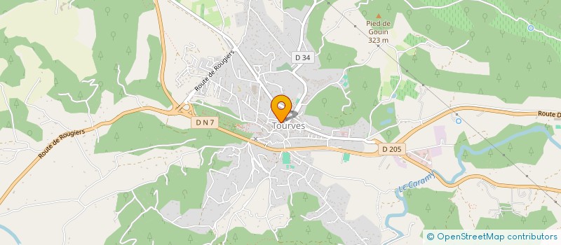 localisation de l'entreprise MADAME CHANTAL COHEN  TOURVES