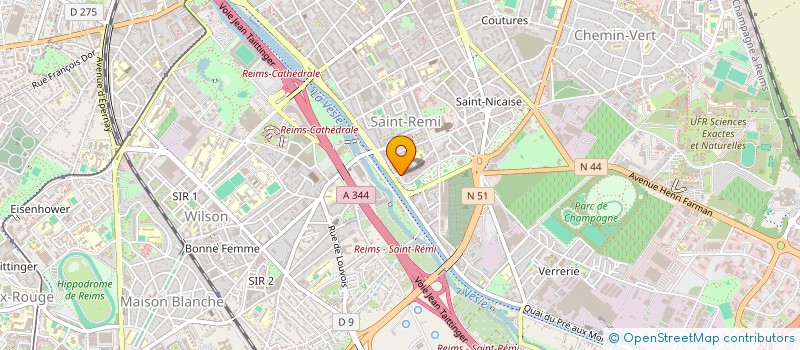 localisation de l'entreprise MADAME CHANTAL COLAS  REIMS