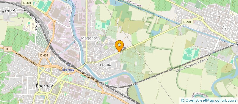 localisation de l'entreprise MADAME CHANTAL COLIN  EPERNAY