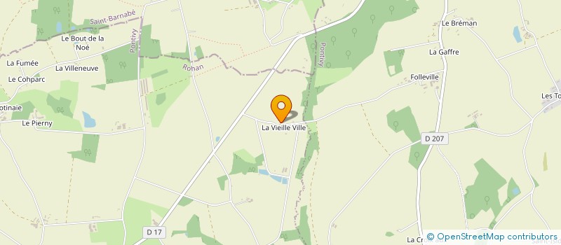 localisation de l'entreprise MADAME CHANTAL COLLE  ROHAN