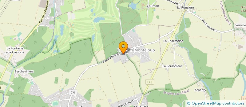 localisation de l'entreprise MADAME CHANTAL COLLET  COURSON-MONTELOUP