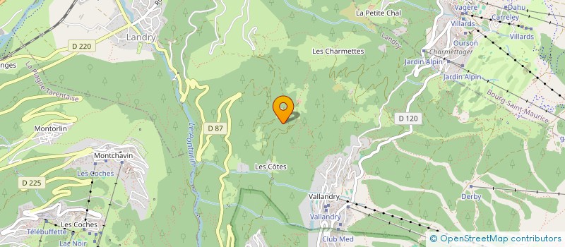 localisation de l'entreprise MADAME CHANTAL COLLIN  PEISEY-NANCROIX