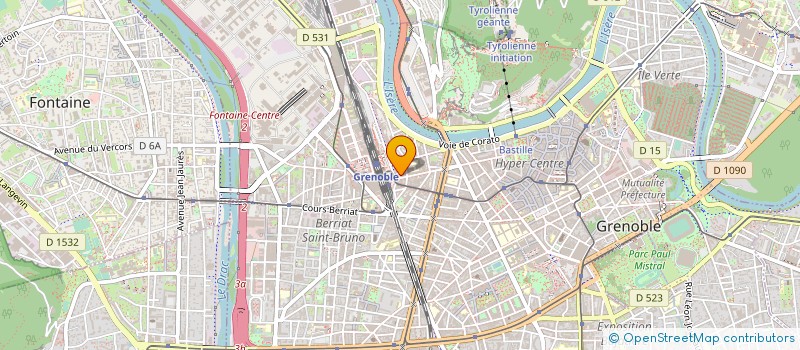 localisation de l'entreprise MADAME CHANTAL COLOMBIER  GRENOBLE