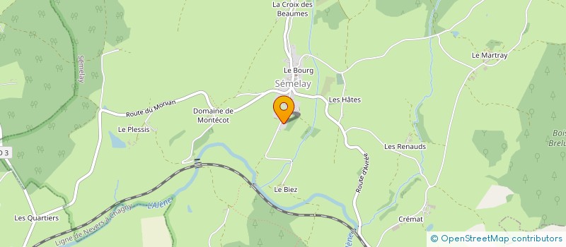 localisation de l'entreprise MADAME CHANTAL COMBE  SEMELAY