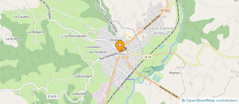 localisation de l'entreprise MADAME CHANTAL COMBES à MAURS