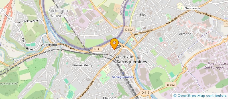 localisation de l'entreprise MADAME CHANTAL CONRAD à SARREGUEMINES