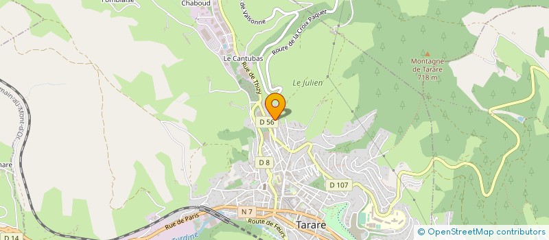 localisation de l'entreprise MADAME CHANTAL CORGIER à VALSONNE