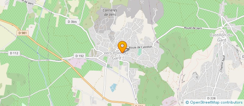 localisation de l'entreprise MADAME CHANTAL COSTE  VERS-PONT-DU-GARD