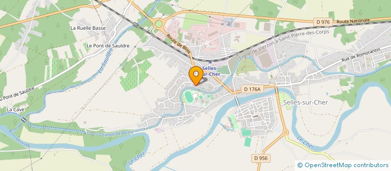 localisation de l'entreprise MADAME CHANTAL COUDRAY  SELLES-SUR-CHER