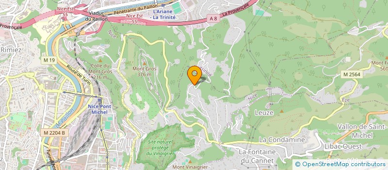 localisation de l'entreprise MADAME CHANTAL COUVREUR à NICE