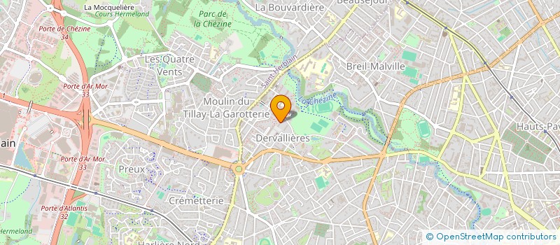 localisation de l'entreprise MADAME CHANTAL CRENEGUY à NANTES