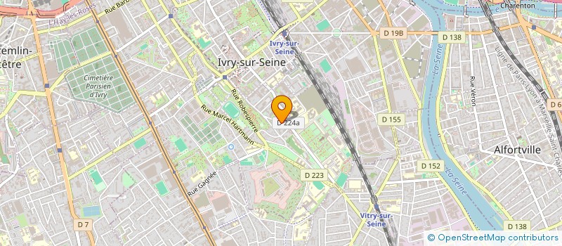 localisation de l'entreprise MADAME CHANTAL CRESCENT à IVRY-SUR-SEINE