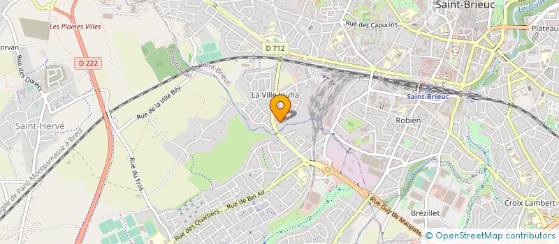 localisation de l'entreprise MADAME CHANTAL CREZE  SAINT-BRIEUC