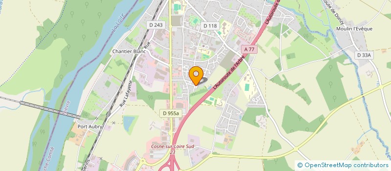 localisation de l'entreprise MADAME CHANTAL D'ESPOSITO à COSNE-COURS-SUR-LOIRE