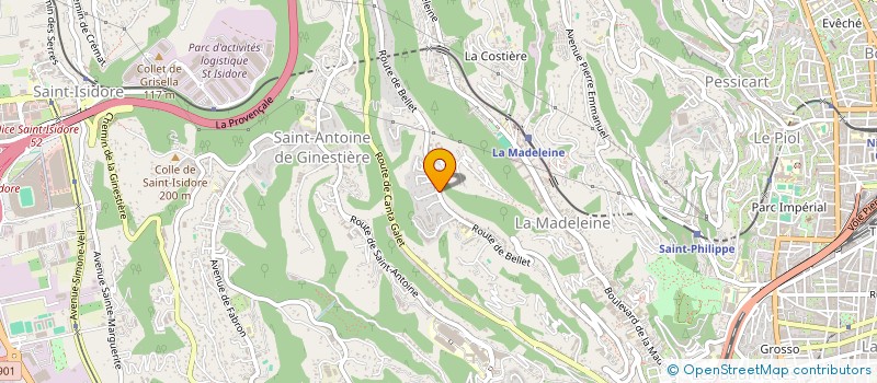 localisation de l'entreprise MADAME CHANTAL DACHEZ à NICE
