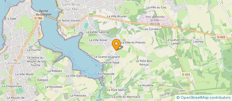 localisation de l'entreprise MADAME CHANTAL DALLIES LABOURDETTE à SAINT-BRIAC-SUR-MER