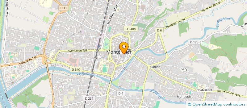localisation de l'entreprise MADAME CHANTAL DALLUNG à MONTELIMAR